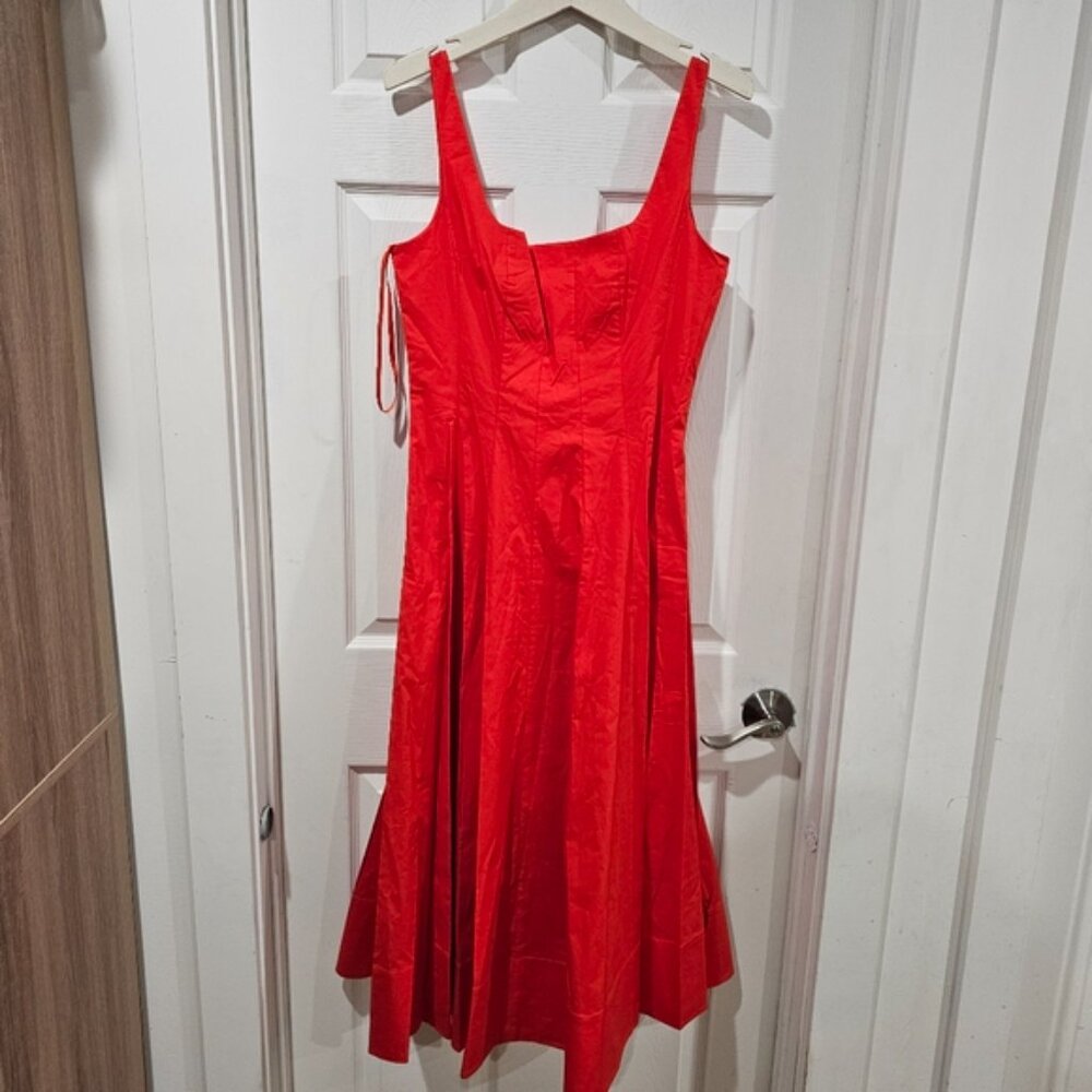 Staud Wells Fire Midi Dress - Picture 3 of 9